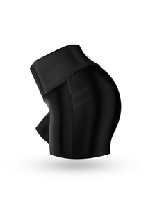 Brazilian Butt Push Up Shorts - Shinny Black - AcaiBerryFashion 