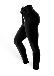 Brazilian Butt Push Up Front Knot - Black - AcaiBerryFashion 