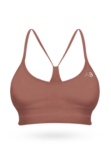 The Squat Sport Bra - Rosa Nude - AcaiBerryFashion 