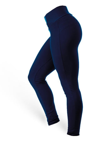 Brazilian Butt Push Up Pants Fitness - Navy Blue - AcaiBerryFashion 