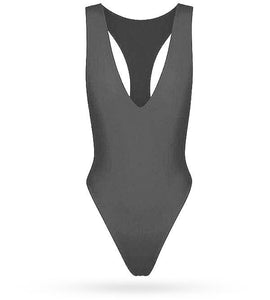 Alexa One Piece - Dark Grey - AcaiBerryFashion 