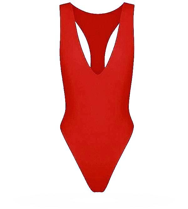 Alexa One Piece - Red - AcaiBerryFashion 