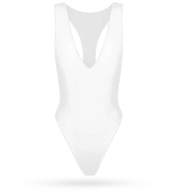 Alexa One Piece - White - AcaiBerryFashion 