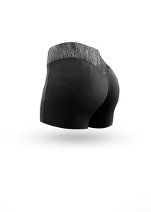 Brazilian Butt Push Up Shorts - Mix Blackout - AcaiBerryFashion 
